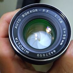 光学新品級 auto rokkor pf 55mm f1.8の画像