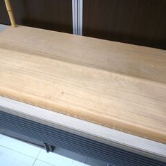 茶道 茶道具 竹台子 横幅 約75cm 高さ 約60cm 台に割れあり 中古 苫小牧西店の画像