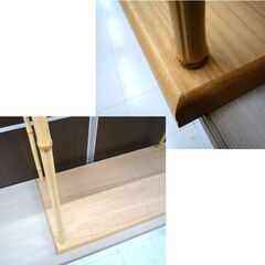 茶道 茶道具 竹台子 横幅 約75cm 高さ 約60cm 台に割れあり 中古 苫小牧西店の画像