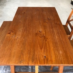 ニトリ ダイニングテーブルセットの画像