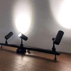 Panasonic インテリアダクトスライド回転タイプLK04085BZ 照明器具 HIKARIYAライティングレール用スポットライト3個付 HKR-60135R-60DBK-Aの画像