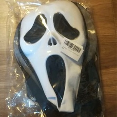 新品！3点セット　コスプレ　衣装ハロウィン　仮装　ホラー　骸骨　定番　120㎝の画像