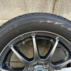 【受渡先確定】スタッドレスタイヤ＆ホイール　ブリジストン　155/65R14　4本セット　ホイールナット付きの画像