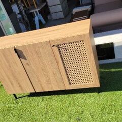 収納棚✨ お洒落 ラタンの画像