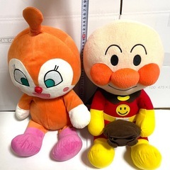 アンパンマン とドキンちゃん　ぬいぐるみの画像