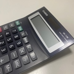 【CASIO】電卓　ソーラー　計算の画像