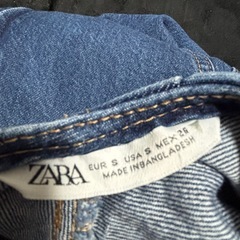 （美品）ZARAデニムワンピースの画像