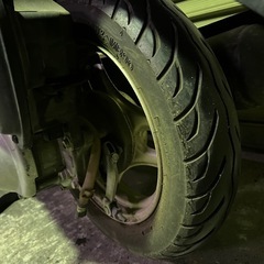 【New】実働 BT新品 バリ溝 ホンダ AF61 トゥデイ 4スト 原付 バイク スクーター ガンメタの画像