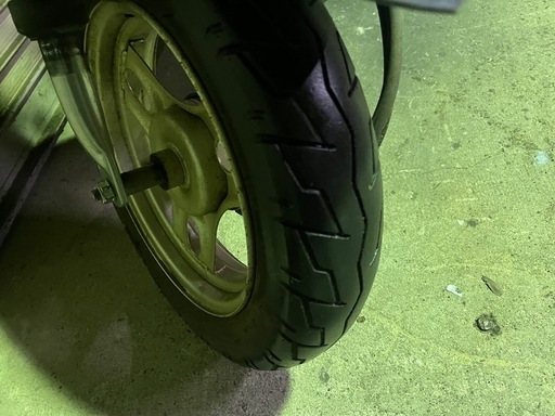 【売約済】実働 BT新品 バリ溝 ホンダ AF61 トゥデイ 4スト 原付 バイク スクーター ガンメタ