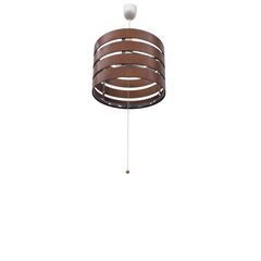 【REGASTOCK川崎店】【動作確認済み】長澤ライティング ペンダントライト 照明器具 木製 3灯 ブラウンの画像