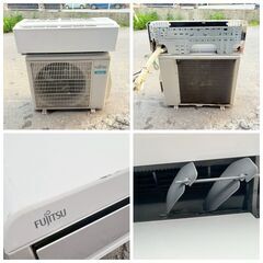 【❗️✨引越し・買替えに✨❗️】富士通 nocria ルームエアコン 2018年製 6畳用 ✨簡易清掃・動作確認済み❗️の画像