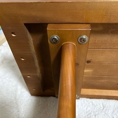 木製ベンチチェアー
の画像