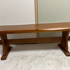 木製ベンチチェアー
の画像