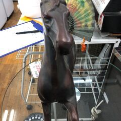 リサイクルショップどりーむ鹿大前店　No.3649　金属製・馬のオブジェ　の画像
