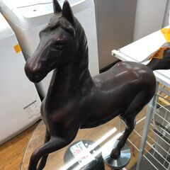 リサイクルショップどりーむ鹿大前店　No.3649　金属製・馬のオブジェ　の画像