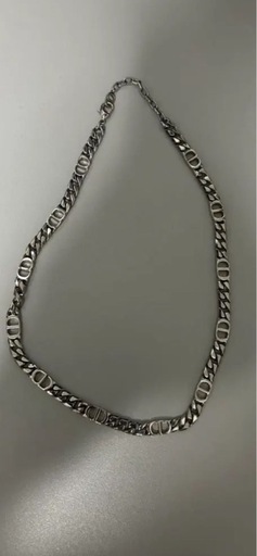 Dior シルバーチェーンネックレス