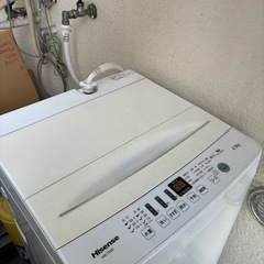 【美品】ハイセンス 全自動洗濯機4.5kg｜動作良好｜練馬区 の画像