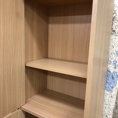 【ドリーム川西店御来店限定】☆ジモティー見たよ♪割引☆  収納3段ラック/NA  クリーニング済み 【2125550000026055】の画像