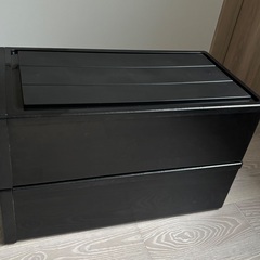 衣装ケース 奥行き74 ２個 小物整理ケース付きの画像