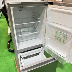 ❗️【大阪市内送料無料】❗️2019年製 アクア 冷凍冷蔵庫 126L 耐熱100℃テーブル右開き 2ドア の画像