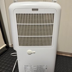 シャープ衣類乾燥機除湿機プラズマクラスター 7000 ホワイト CV-L71-Wの画像