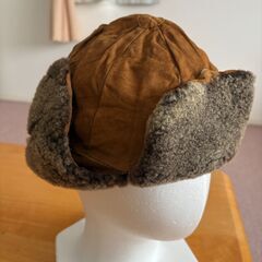 フライトキャップ 　ビンテージ　タグなどは付いていませんの画像