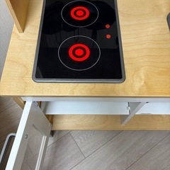 IKEA 子供用 おままごとキッチン 付属品付きの画像