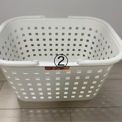 ランドリーバスケット各300円　まとめて値引き有の画像