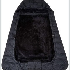 BABYHOPPER 抱っこ紐カバー 防寒 ウインター・マルチプルダウンカバー メランジ チャコールの画像