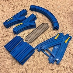 プラレール　レールセット　大量の画像