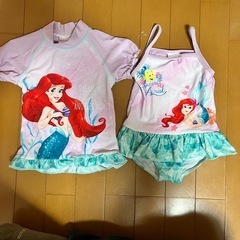 アリエル 水着セット 女の子用95centiの画像