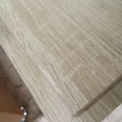 リユースのサカイ栃木店★ジモティ割あり★  TV台 アイボリー W95～166×D34×H41 クリーニング済み TC11966の画像