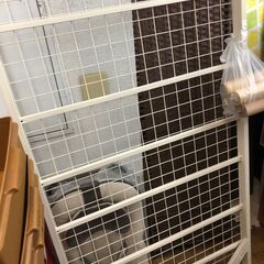 リサイクルショップどりーむ鹿大前店　No.3428　金属ベッドフレーム　簡単設置足取り付けるだけ！の画像