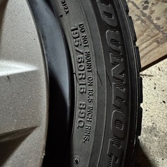 195/60R16 スタッドレス　ホイールの画像