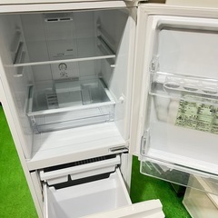 ❗️【大阪市内送料無料】❗️アクア 冷凍冷蔵庫 126L 右開き 2ドア 耐熱100℃テーブルの画像