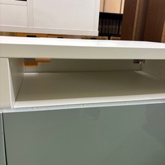 【ドリーム川西店御来店限定】☆ジモティー見たよ♪割引☆ローボード　WHTクリーニング済み 【2125560000036960】の画像