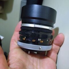良品 メタルフード付き canon FL 50mm f1.8 ＊分解清掃済の画像
