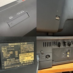 【超希少・動作確認済】SHARP SF1 本体+コントローラ2個セット 任天堂スーパーファミコン互換機 ブラウン管　昭和　レトロの画像