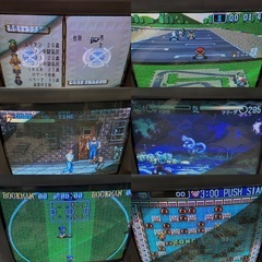 【超希少・動作確認済】SHARP SF1 本体+コントローラ2個セット 任天堂スーパーファミコン互換機 ブラウン管　昭和　レトロの画像