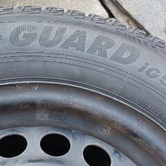 YOKOHAMA IG50PLUS 165/70R14スタッドレス　14インチ鉄ホイール付きの画像