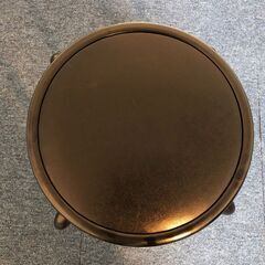 YAMAZEN スタッキングスツール YZX-01 ブラック 丸椅子 補助椅子 軽量スチールパイプフレーム 耐荷重80kg 山善会議チェア・パイプイスの画像