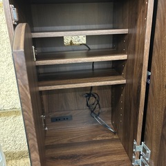 【ドリーム川西店御来店限定】☆ジモティー見たよ♪割引☆姿見扉付きドレッサー　クリーニング済み 【2125560000038060】の画像