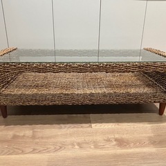 ガラステーブル(中古)の画像