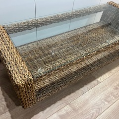 ガラステーブル(中古)の画像