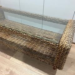 ガラステーブル(中古)の画像