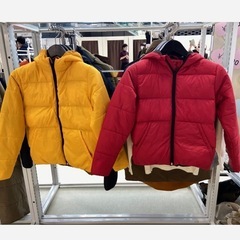 ワークマン　フュージョンダウン120赤の画像