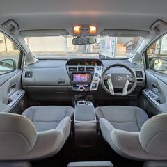 ★修復歴無！プリウスα【S　Lセレクション】Pスタート！純正ナビ！Bluetooth！フルセグ！ETC！バックカメラ！ドラレコ！ステリモ！の画像