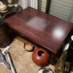 日立　こたつ 105x75x34   天板　中古の画像