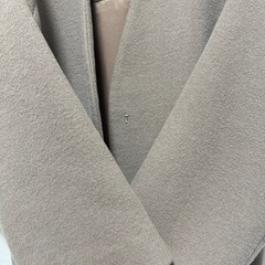 JEANASIS　ショートビーバーノーカラーコートの画像