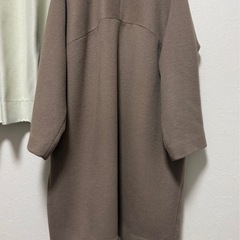 JEANASIS　ショートビーバーノーカラーコートの画像